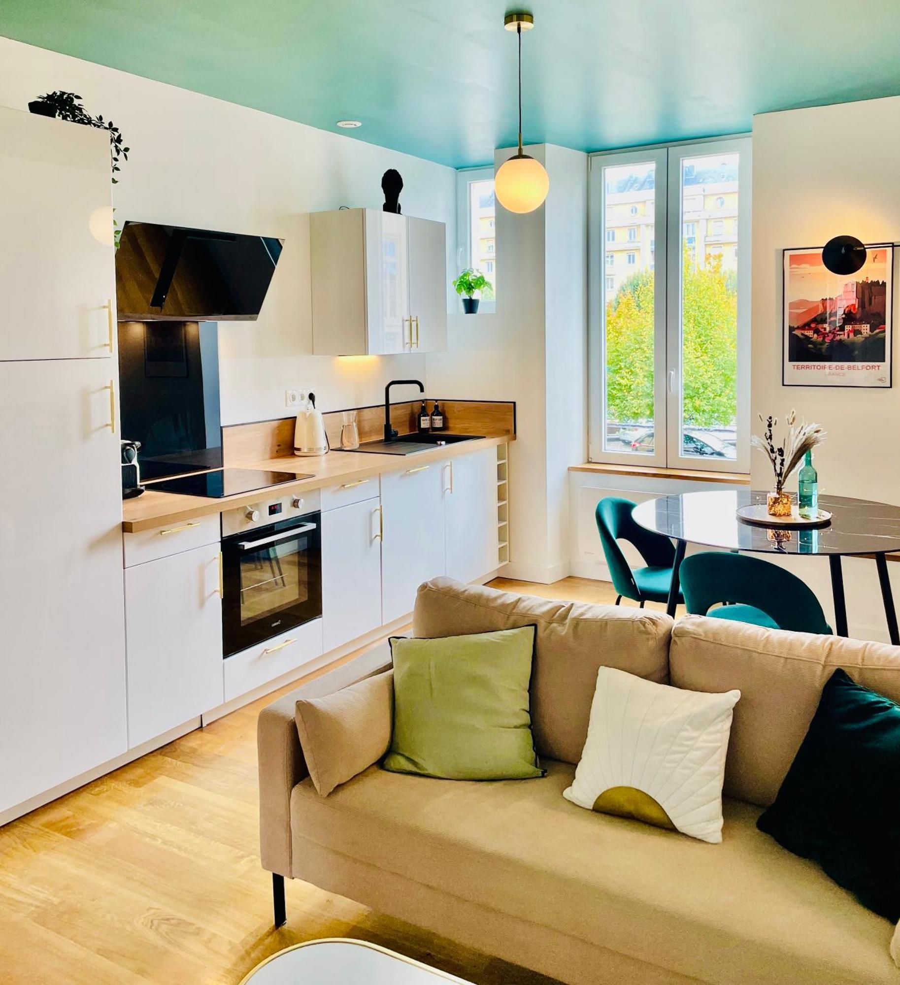 101 - Appartement Elegant Art Deco Pres Du Centre Ville ベルフォール エクステリア 写真
